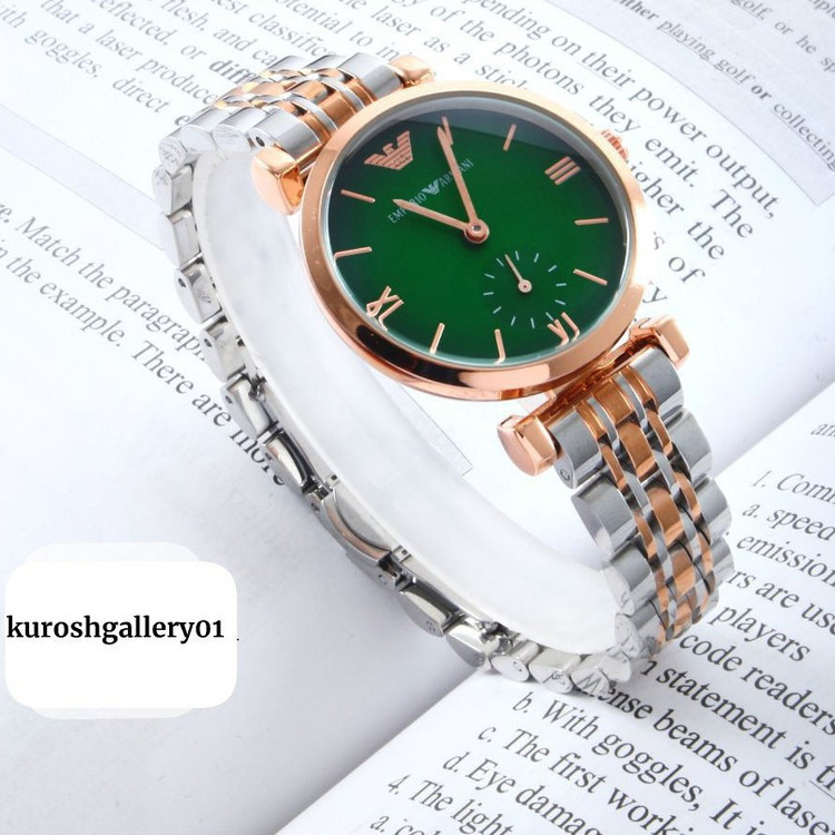 ساعت مچی زنانه 2 موتور فعال زیر ثانیه امپریو ارمانی Emporio armani