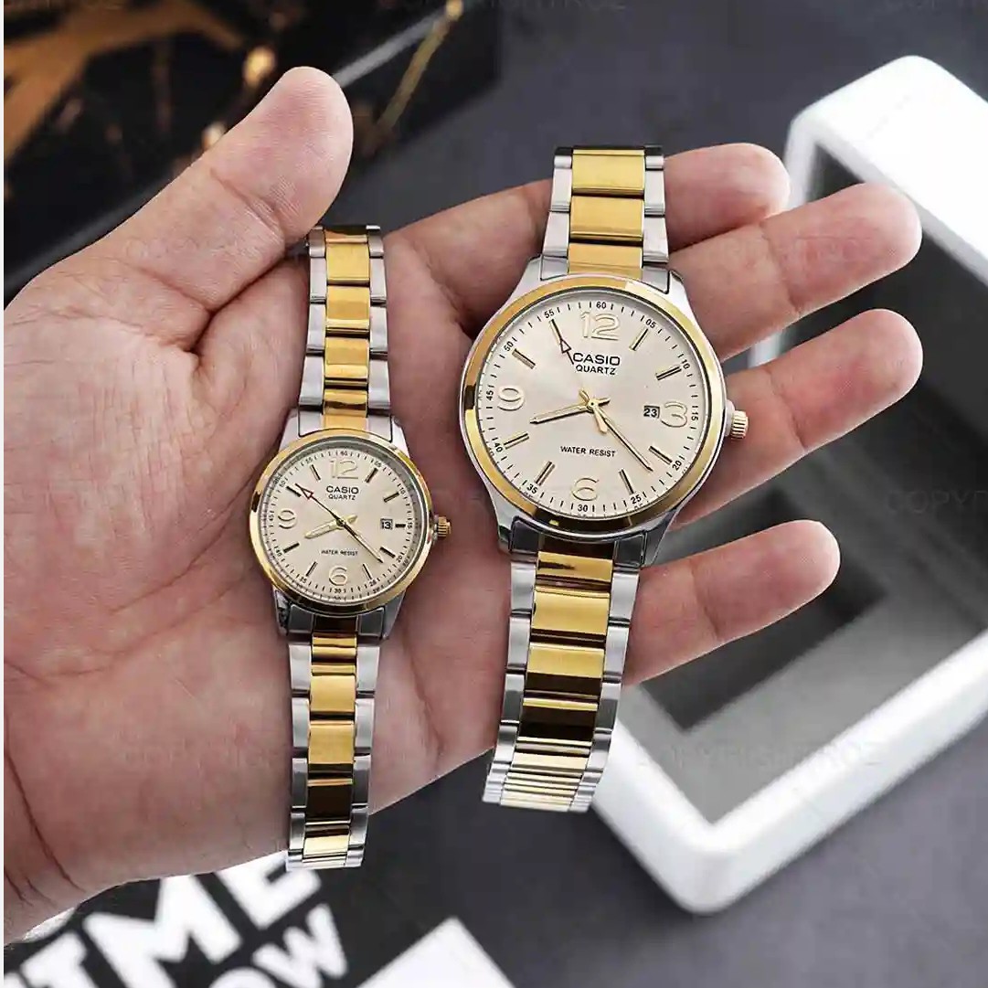 ساعت مچی زنانه و مردانه بند استیل ضداب کاسیو Casio کیفیت مستر