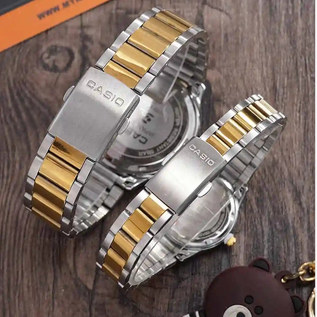 ساعت مچی زنانه و مردانه بند استیل ضداب کاسیو Casio کیفیت مستر