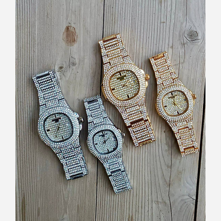 ساعت مچی زنانه مردانه فول استون پتک فیلیپ رنگبندی Patek Philippe