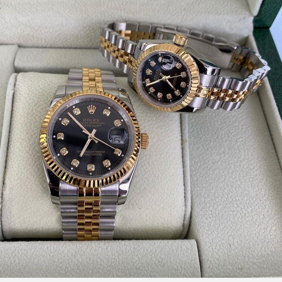 ساعت مچی مردانه رولکس دیت جاست قفل اصلی ROLEX