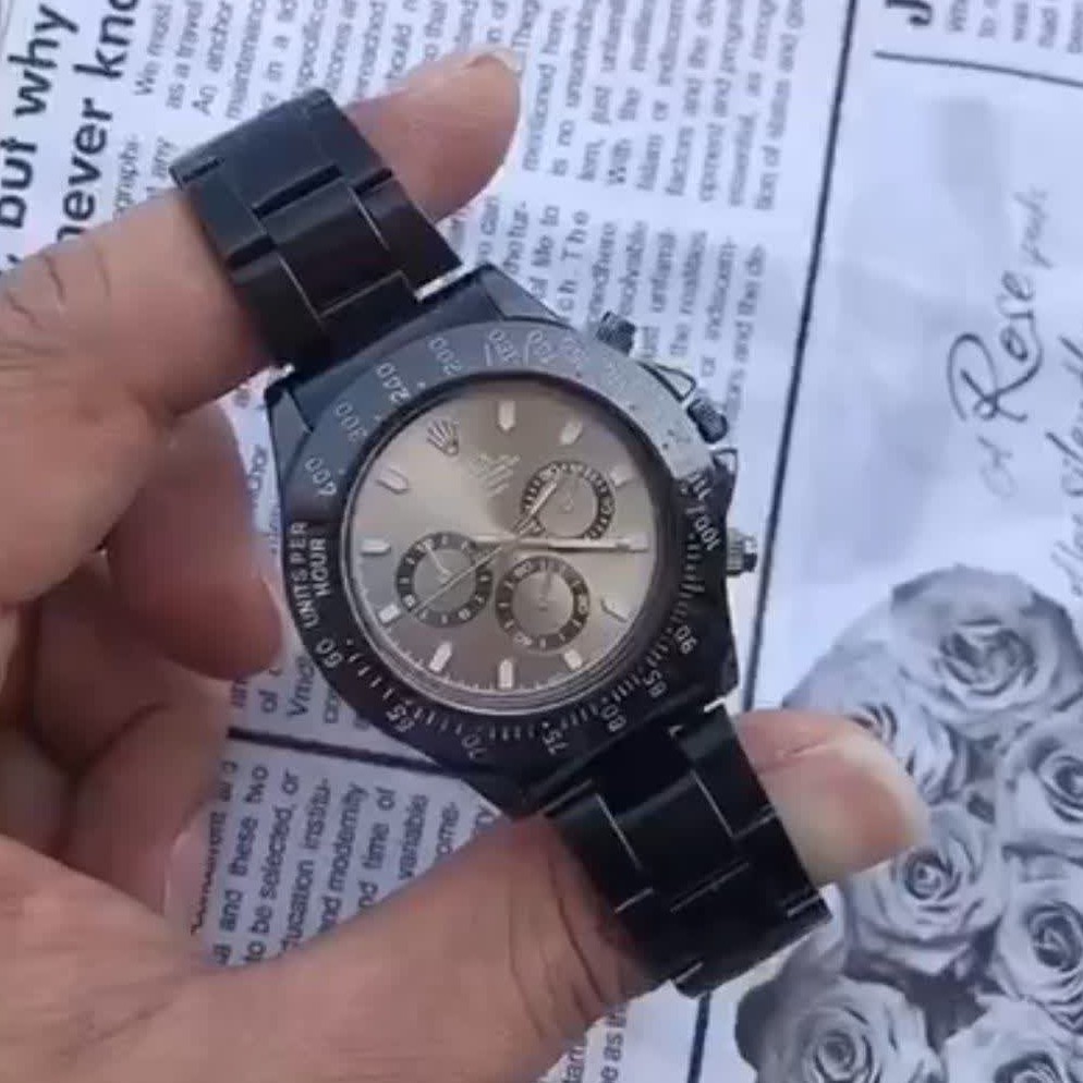 ساعت مچی مردانه طرح 3 موتوره تاچیمتر دار رولکس Rolex