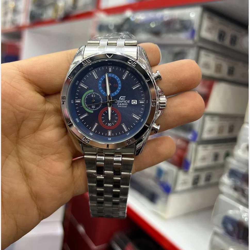 ساعت مچی مردانه 3 موتور فعال کرنوگراف کاسیو ادیفایس Casio