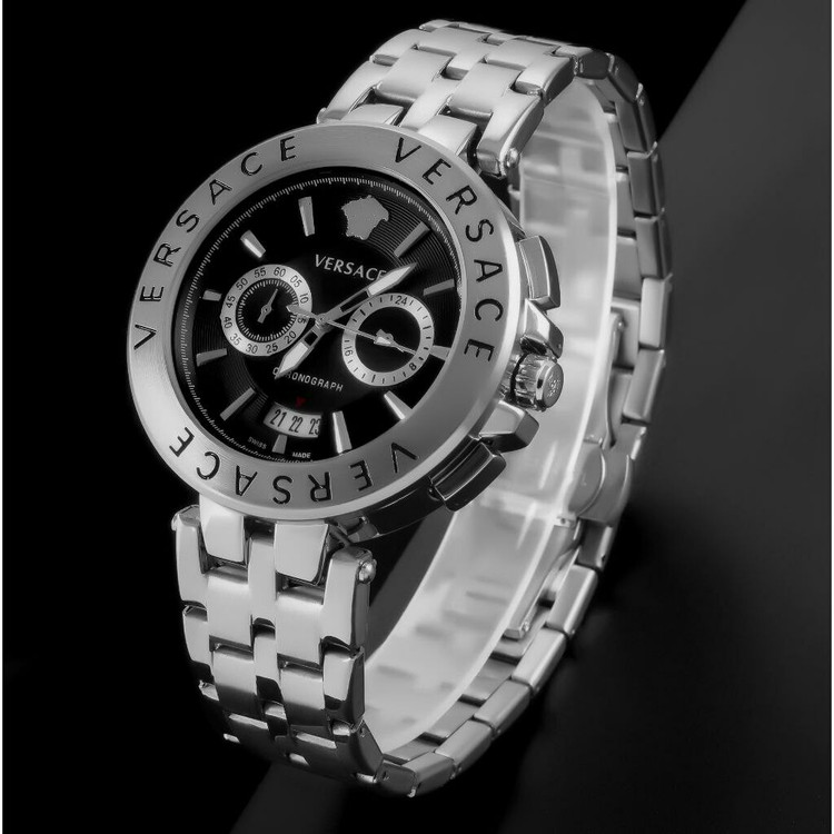 ساعت مچی مردانه لاکچری 3 موتور فعال کرنوگراف ورساچ VERSACE