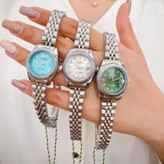 ساعت مچی زنانه بند استیل ضداب رولکس دیت جاست کیفیت مستر Rolex datejust