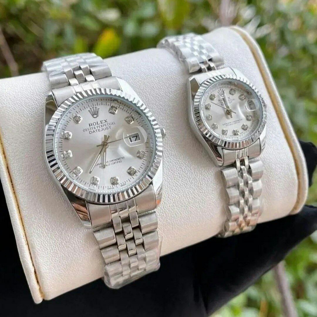 ست زنانه مردانه ساعت مچی ضداب رولکس دیت جاست Rolex Date just