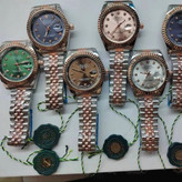 ست زنانه مردانه ساعت مچی ضداب رولکس دیت جاست Rolex Date just