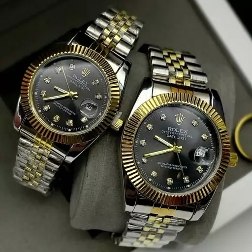 ست زنانه مردانه ساعت مچی ضداب رولکس دیت جاست Rolex Date just