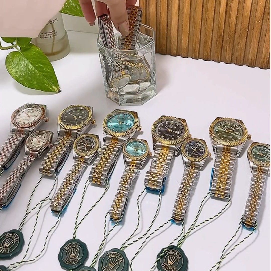 ست زنانه مردانه ساعت مچی ضداب رولکس دیت جاست Rolex Date just