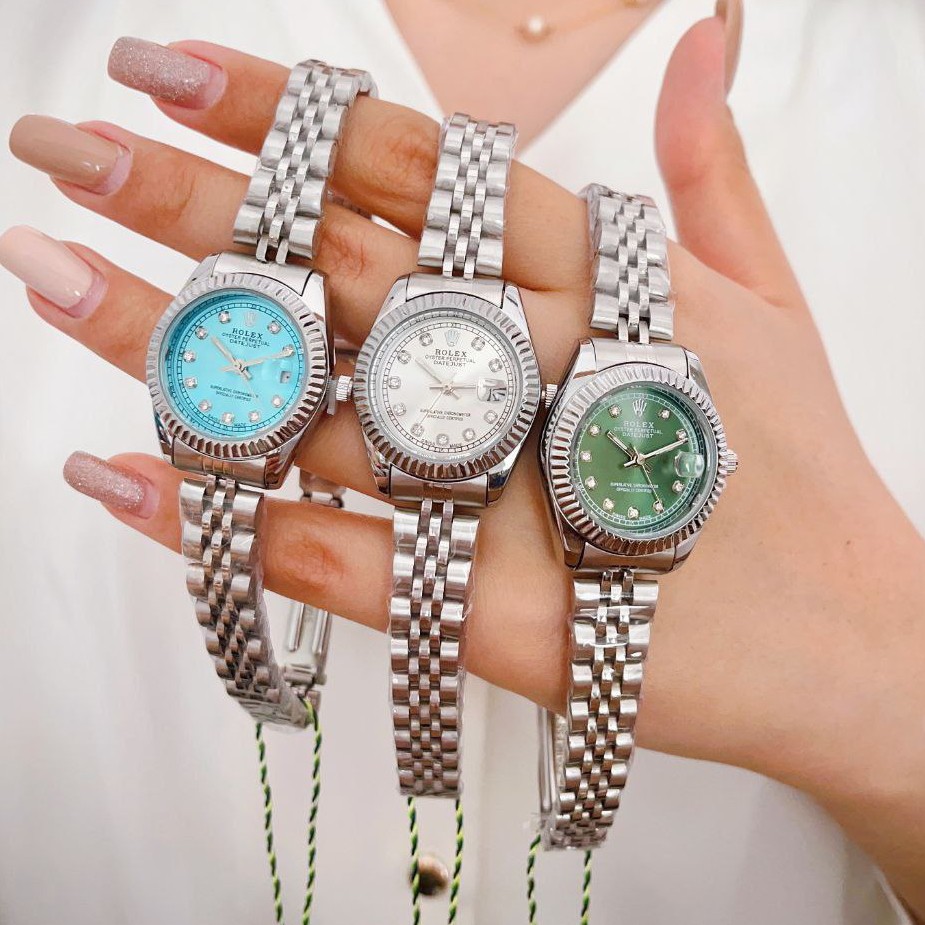 ست زنانه مردانه ساعت مچی ضداب رولکس دیت جاست Rolex Date just