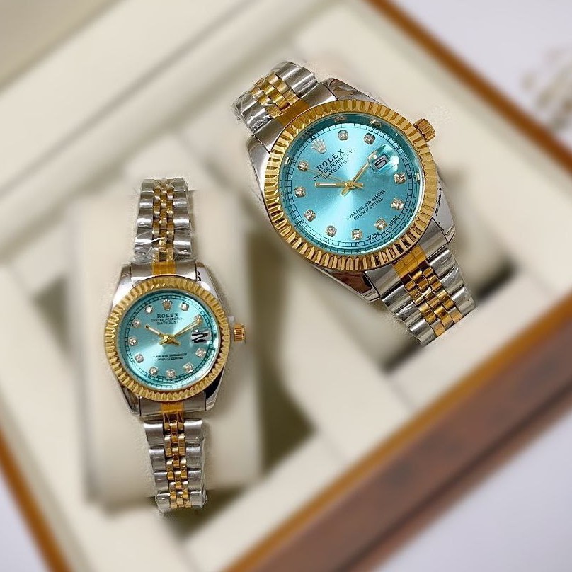 ساعت مچی رولکس دیت جاست ضداب بند استیل توپر Rolex