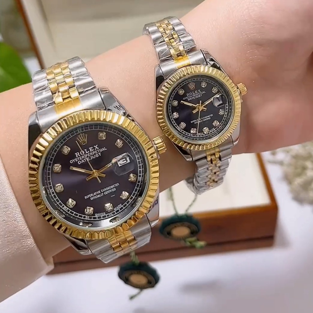 ساعت مچی رولکس دیت جاست ضداب بند استیل توپر Rolex