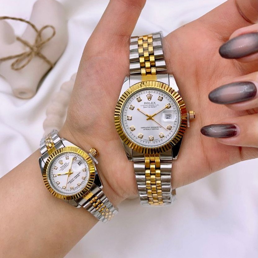 ست زنانه مردانه ساعت مچی رولکس دیت جاست Rolex Date just