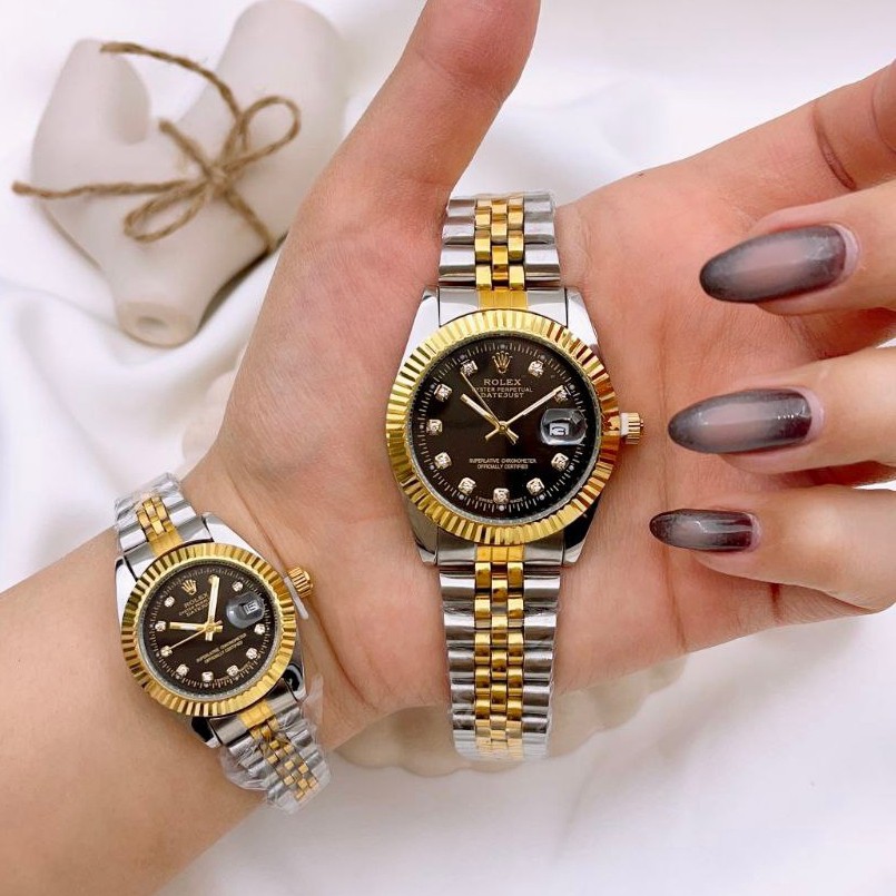 ست زنانه مردانه ساعت مچی رولکس دیت جاست Rolex Date just