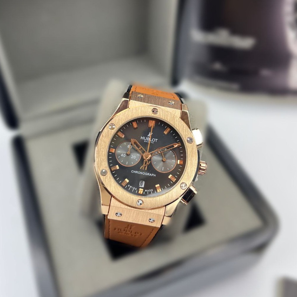 ساعت مچی مردانه هابلوت 3 موتور فعال کرنوگراف HUBLOT