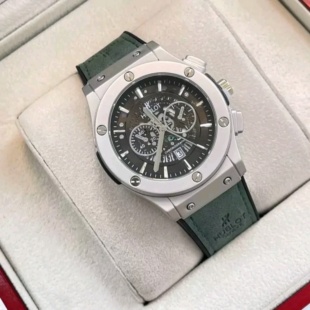 ساعت مچی مردانه هابلوت تقویم نمایان طرح کرنو موتور شرکتی HUBLOT
