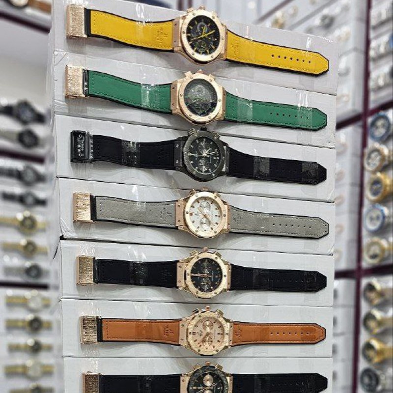 ساعت مچی مردانه 3 موتور فعال کرنوگراف هابلوت Hublot