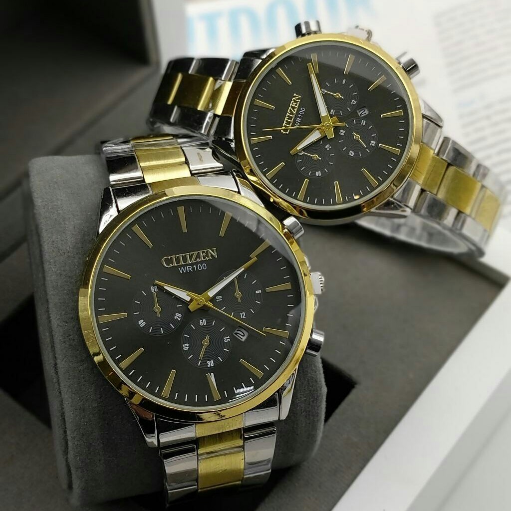 ست و تک زنانه مردانه ساعت مچی سیتیزن موتور شرکتی CITIZEN