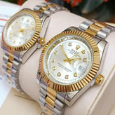 ست زنانه مردانه ساعت مچی رولکس قفل اصلی Rolex