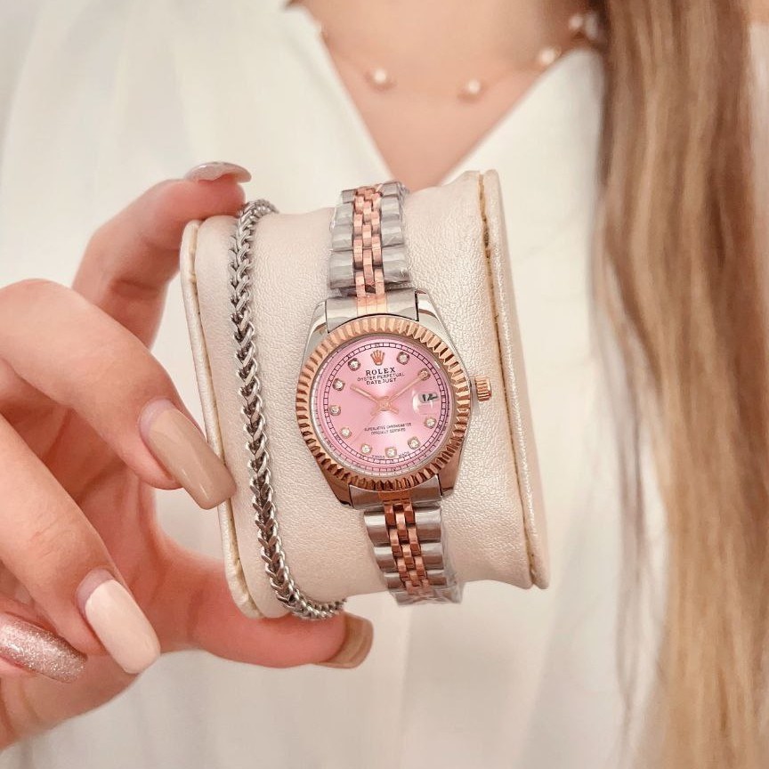 ساعت مچی رولکس دیت جاست ضداب بند استیل توپر Rolex Datejust