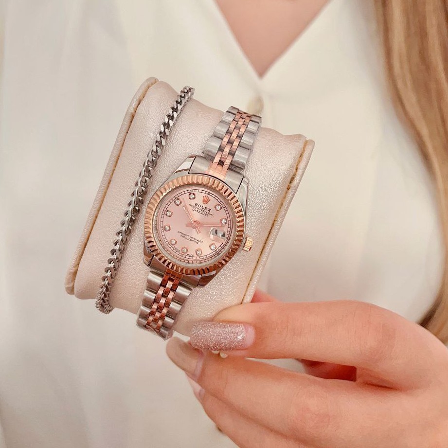 ساعت مچی رولکس دیت جاست ضداب بند استیل توپر Rolex Datejust