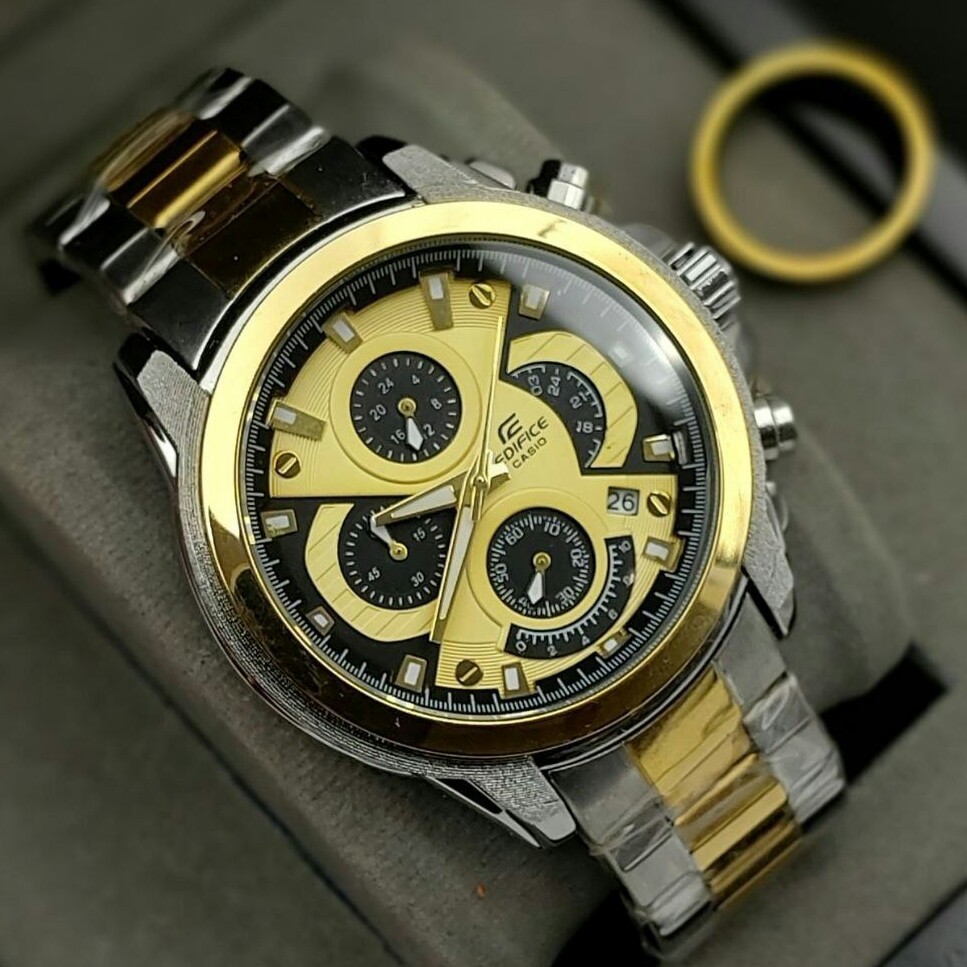 ساعت مچی مردانه سه موتور فعال کرنوگراف کاسیو ادیفایس casio