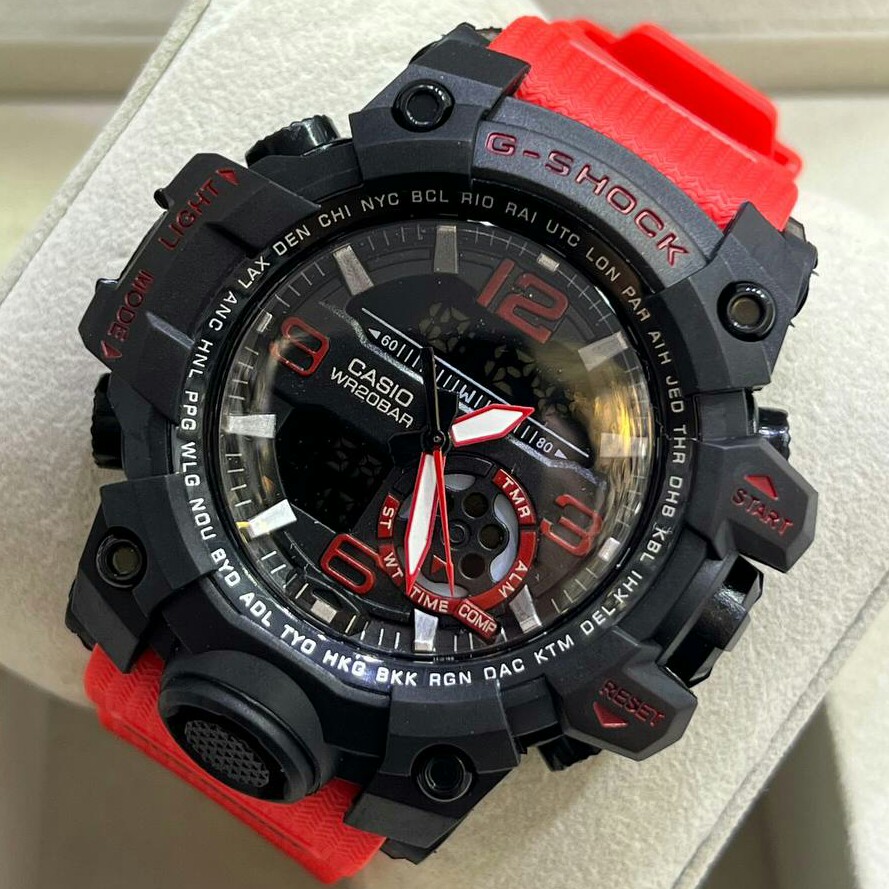 ساعت مچی مردانه دو زمانه کاسیو جیشاک Casio