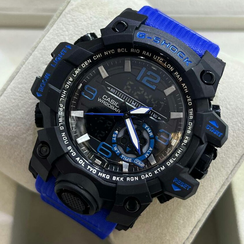 ساعت مچی مردانه دو زمانه کاسیو جیشاک Casio