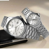 ساعت مچی ست زنانه مردانه کاسیو 1199 بند استیل Casio
