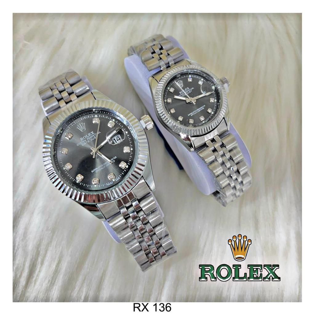 ساعت مچی بنداستیل ضداب رولکس دیت جاست Rolex date just