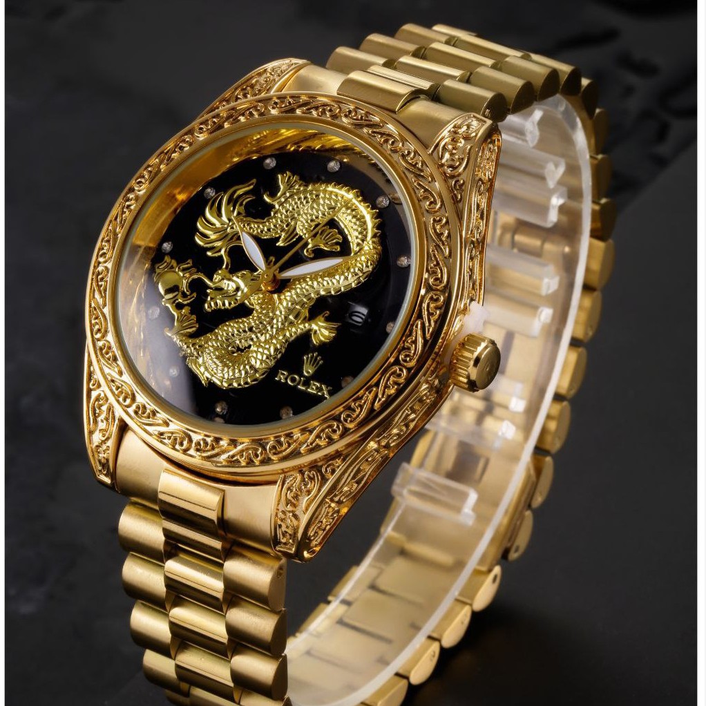 ساعت مچی مردانه بند استیل رولکس دراگون Rolex