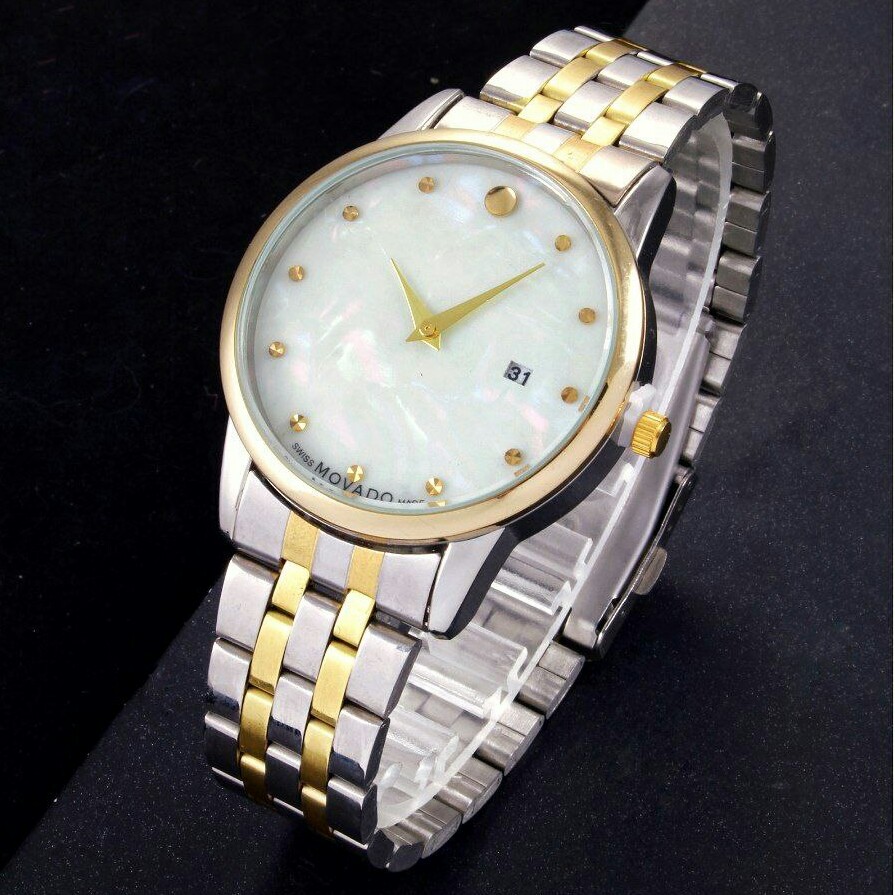 ساعت مچی مردانه بند استیل موادو موتور شرکتی Movado