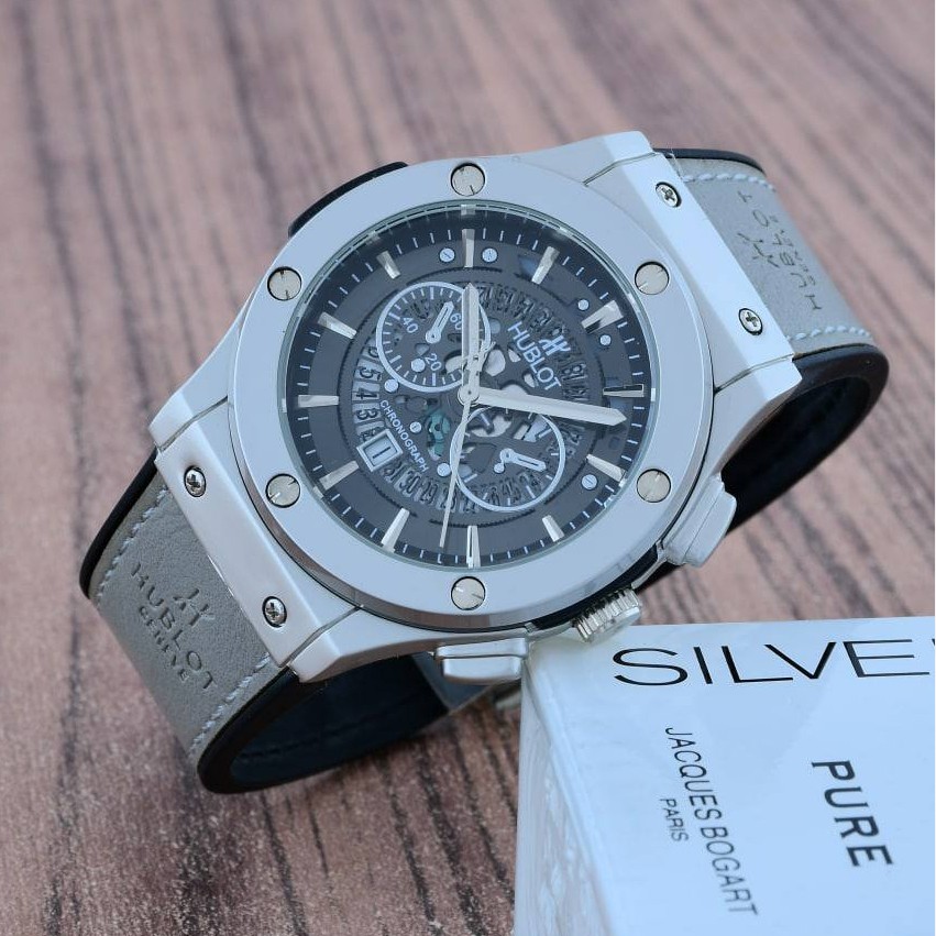 ساعت مچی مردانه هابلوت تقویم نمایان طرح کرنو موتور شرکتی HUBLOT