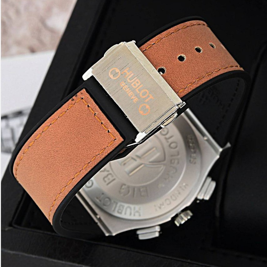 ساعت مچی مردانه هابلوت تقویم نمایان طرح کرنو موتور شرکتی HUBLOT