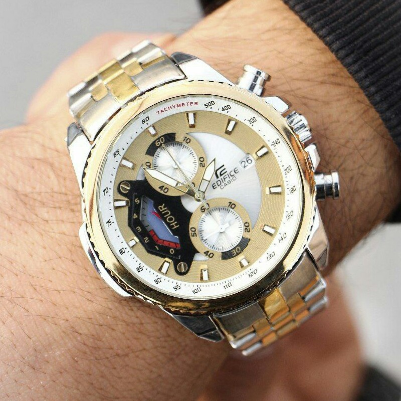 ساعت مچی مردانه 3 موتور فعال کرنوگراف کاسیو ادیفایس casio