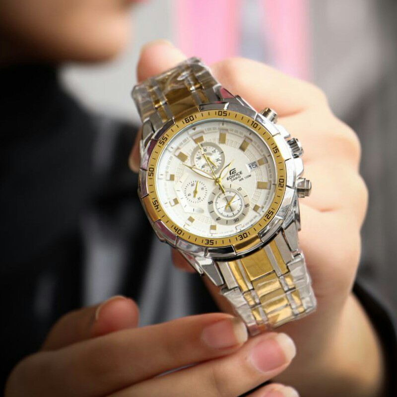 ساعت مچی مردانه 3 موتور فعال کرنوگراف کاسیو ادیفایس casio