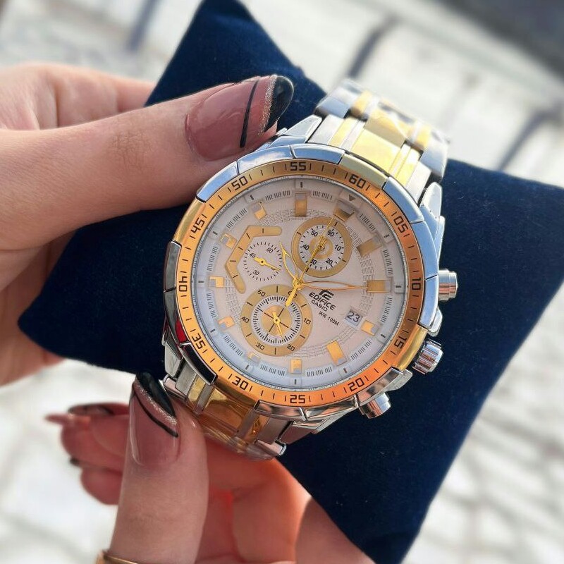 ساعت مچی مردانه 3 موتور فعال کرنوگراف کاسیو ادیفایس casio