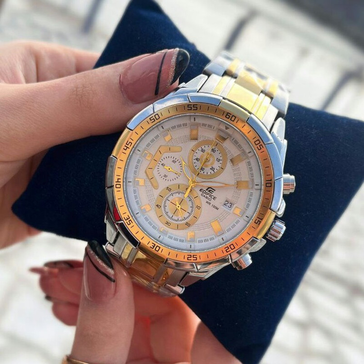 ساعت مچی مردانه 3 موتور فعال کرنوگراف کاسیو ادیفایس casio