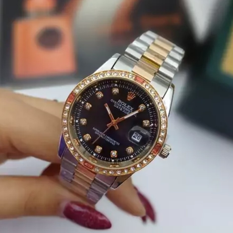 ساعت مچی رولکس قفل اصلی کهربایی ROLEX