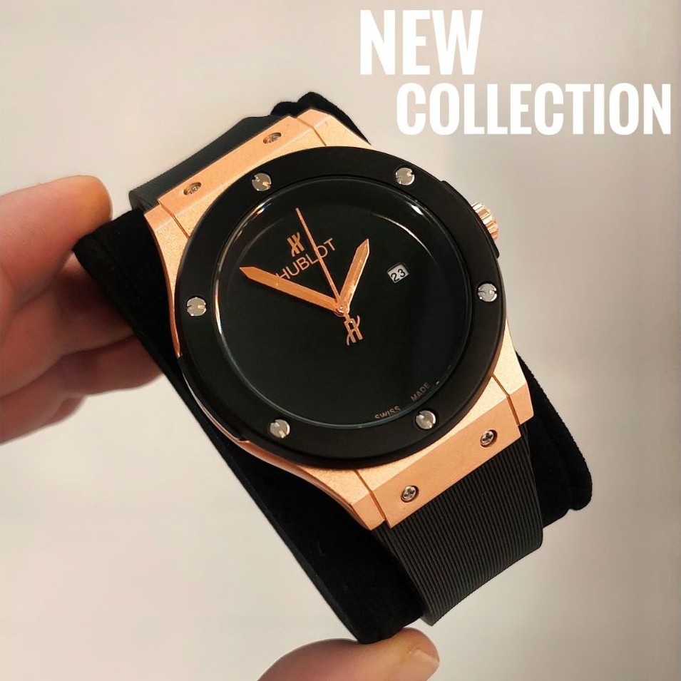ساعت مچی مردانه شیک و لاکچری هابلوت دارای رنگبندی HUBLOT