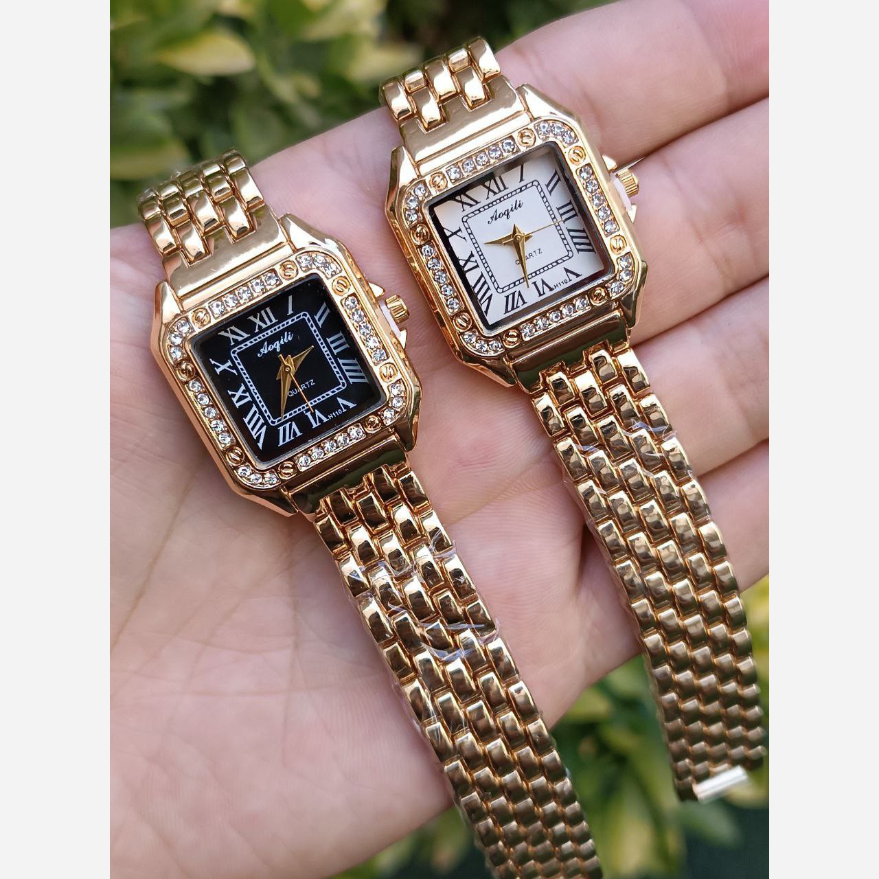 ساعت مچی زنانه قاب نگینی کارتیر CARTIER