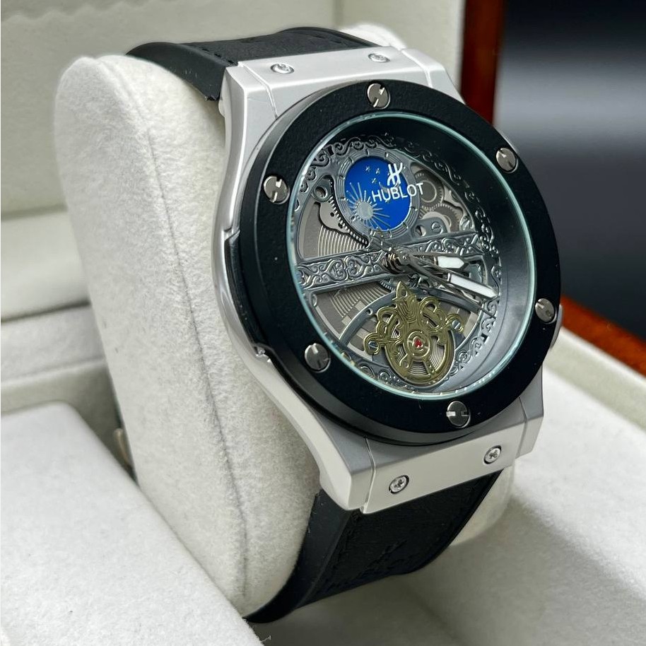 ساعت مچی مردانه هابلوت طرح کرنو موتور شرکتی HUBLOT