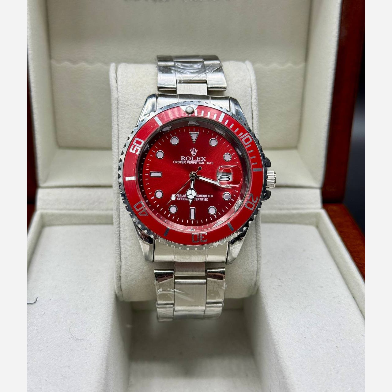 ساعت مچی مردانه بند استیل زه چرخان رولکس Rolex Submariner