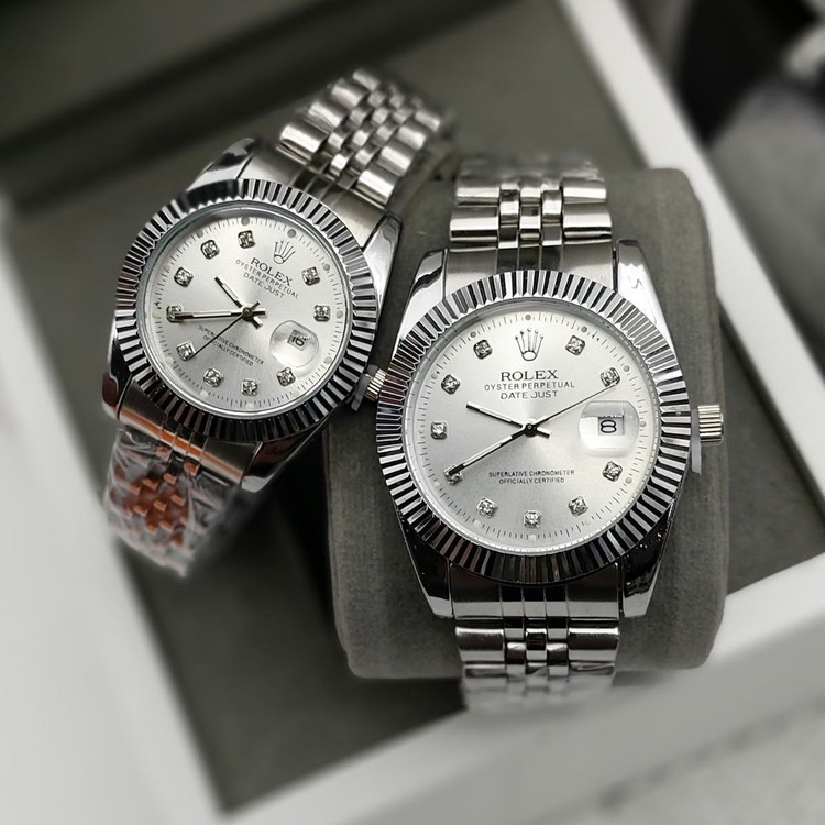 ساعت مچی زنانه مردانه رولکس طرح کرنو Rolex Date just