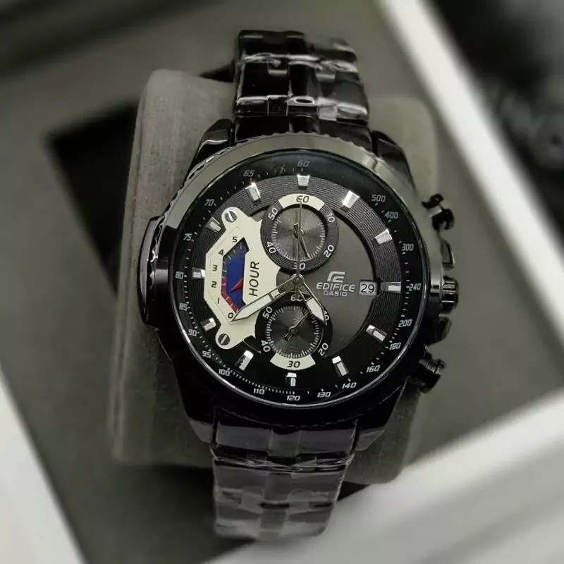 ساعت مچی مردانه سه موتور فعال کرنوگراف بند استیل کاسیو ادیفایس Casio