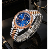 ساعت مچی مردانه اتومات موتور ژاپن بند استیل رنگ ثابت و ضدآب رولکس دی دیت Rolex