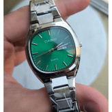 ساعت مچی مردانه دو تقویم بند استیل رنگ ثابت و ضدآب کاسیو Casio