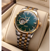 ساعت مچی مردانه اتوماتیک بند استیل رنگ ثابت سیکو پرسیج Seiko 5