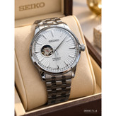 ساعت مچی مردانه اتوماتیک بند استیل رنگ ثابت سیکو پرسیج Seiko 5
