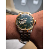 ساعت مچی مردانه اتوماتیک بند استیل رنگ ثابت سیکو پرسیج Seiko 5